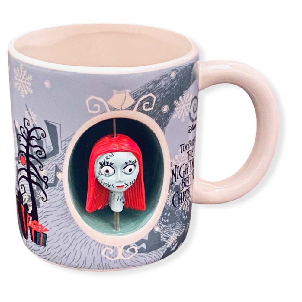 Disney Nightmare Before Christmas Tim Burton Novelty 25 yrs Mug NWT 3D